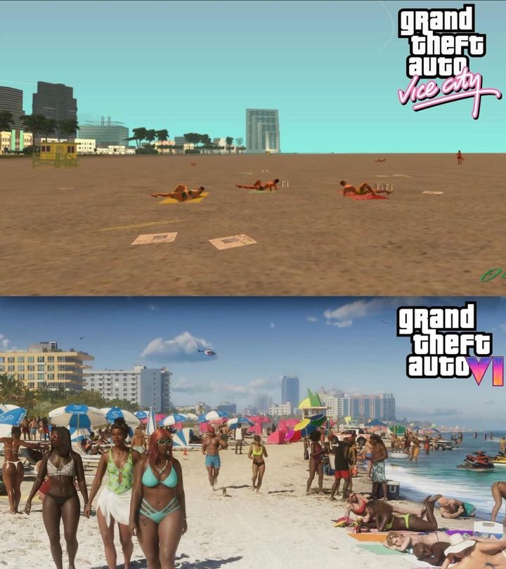 Beach in GTA: Vice City (2002) / GTA 6 (2025)

#gta6 #GTAVI #ViceCity