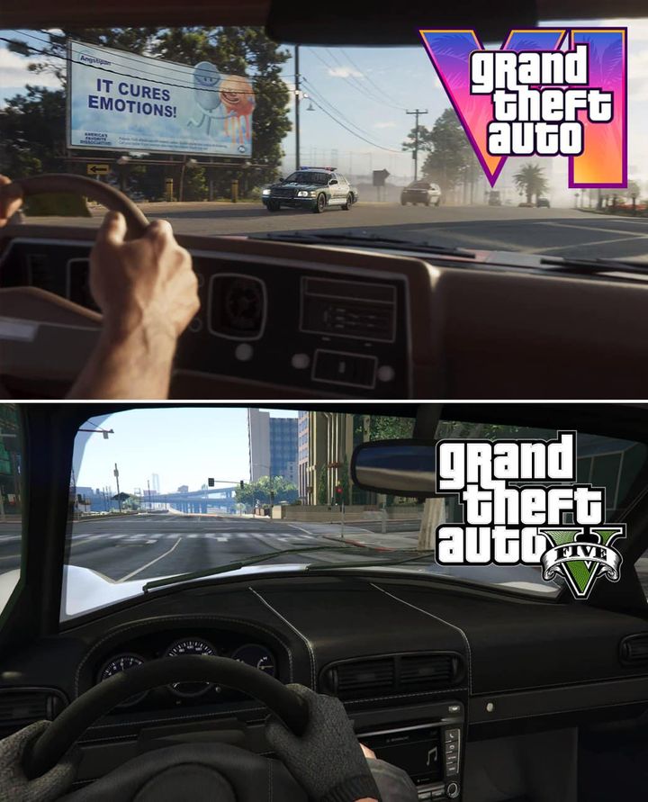 It will be so nice to see improved interiors of cars in GTA 6.

Players won't have to deal with the low-polly interiors anymore….